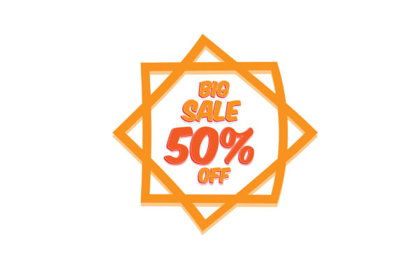 3D Text Design for Big Sale 50% Off: A Versatile Tool for Modern Marketing and Creativity