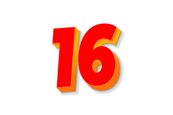 3D Text Design of Letter 16: A Powerful Tool for Creative Expression