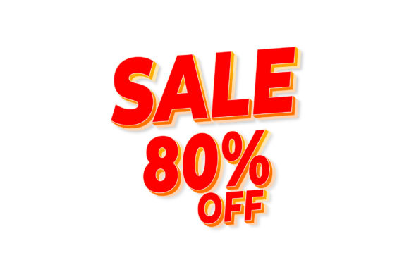 3D Text Design of Sale 80 Off – A Practical Guide to Choosing and Using It Right