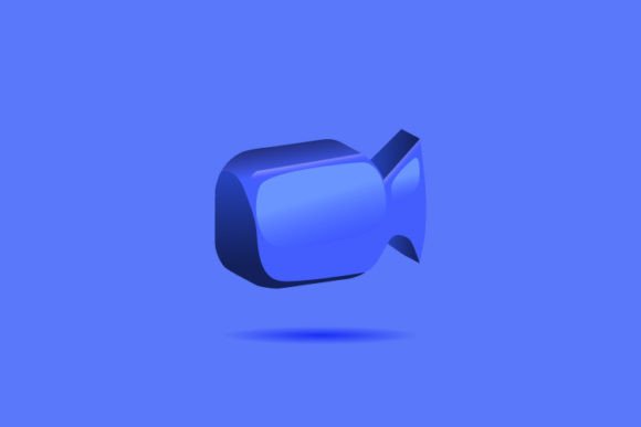 3D Video Design Vector Isolated for Creative Projects