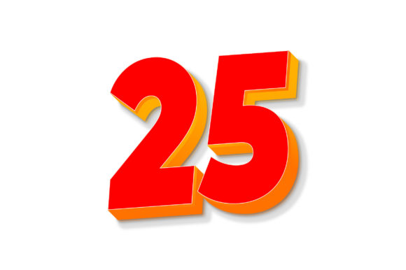 Everything You Need to Know About 3D Text Design of Letter 25