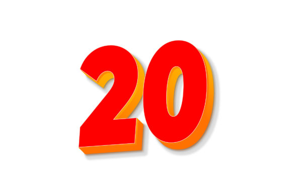 How to Make the Most of 3D Text Design of Letter 20 for Creative Projects