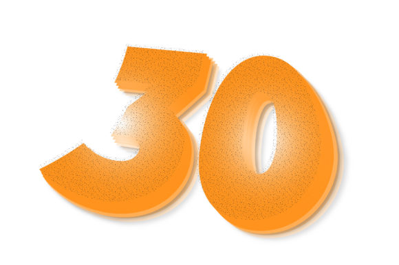 Integrating 3D Text Design of Letter 30 Into Your Creative Workflow