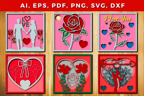 Layer Valentine Design 3D SVG Bundle – Strategic Use for Creative and Business Growth